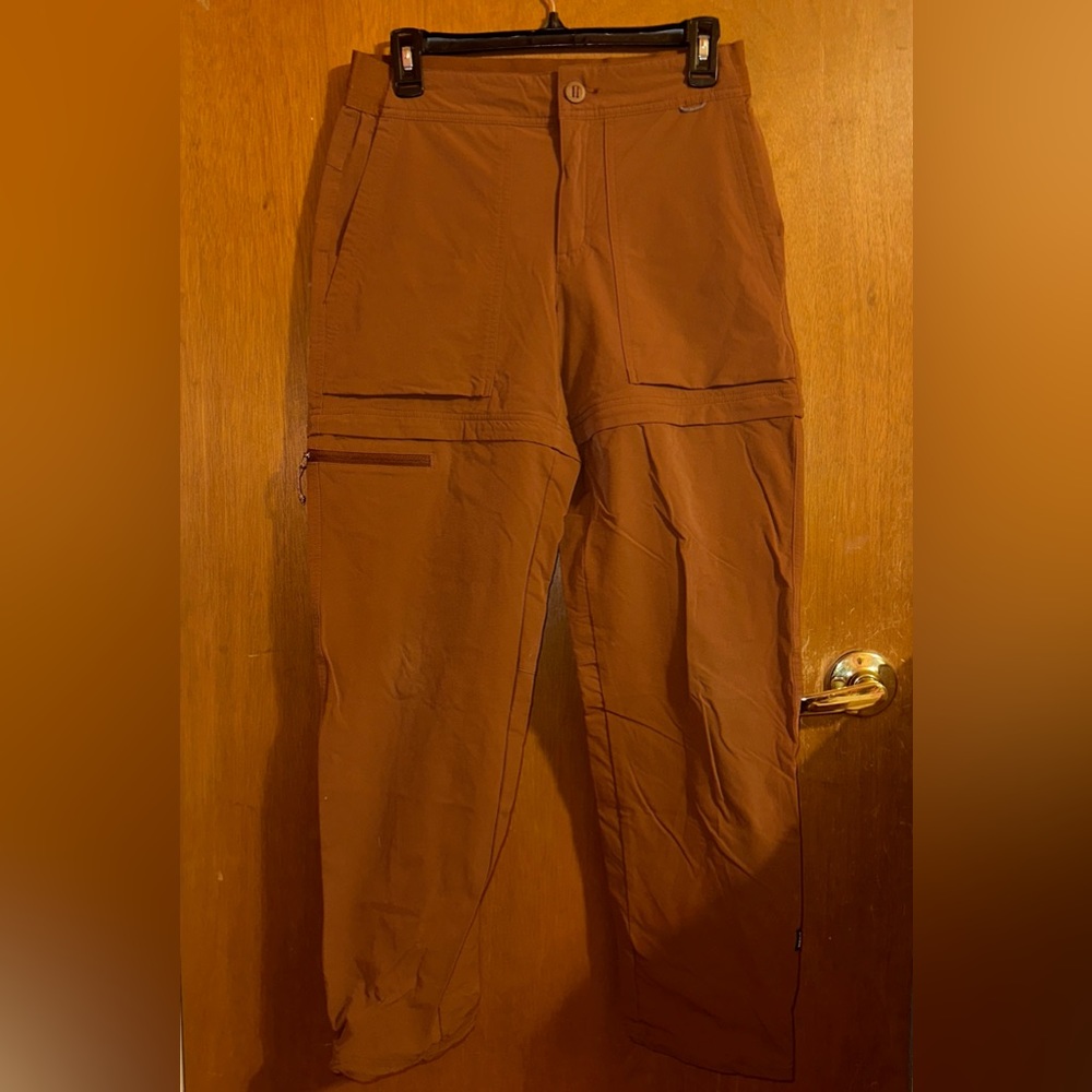 REI Co-op Sahara Guide Convertible pants, golden brown, size S